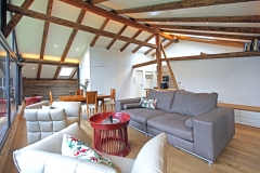 Sitzlandschaft im Wohnbereich des Penthouses