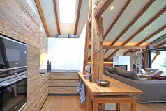Küche im Penthouse Gut Stohrerhof
